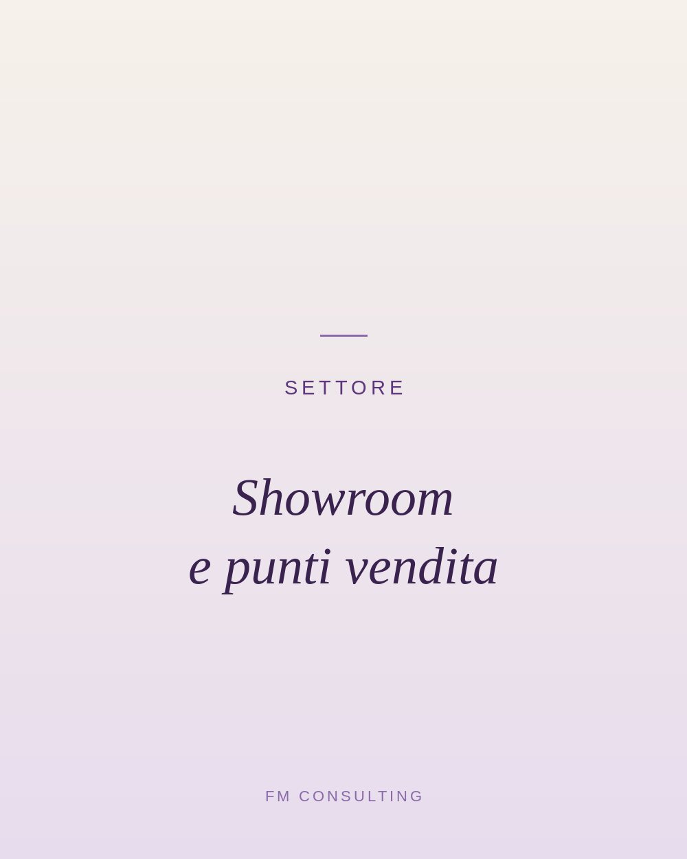 Showroom e punti vendita